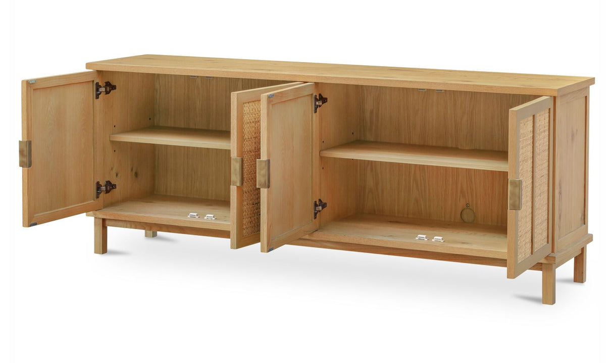 Seymour Sideboard Natural by Moe's Home at Eve Furniture