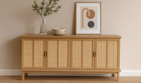 Seymour Sideboard Natural by Moe's Home at Eve Furniture