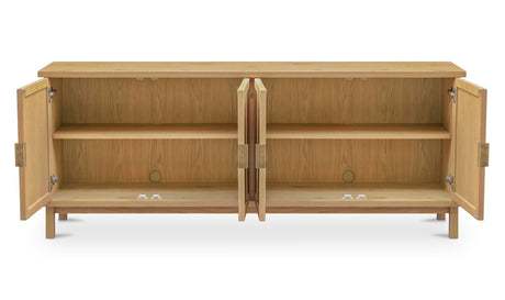 Seymour Sideboard Natural by Moe's Home at Eve Furniture