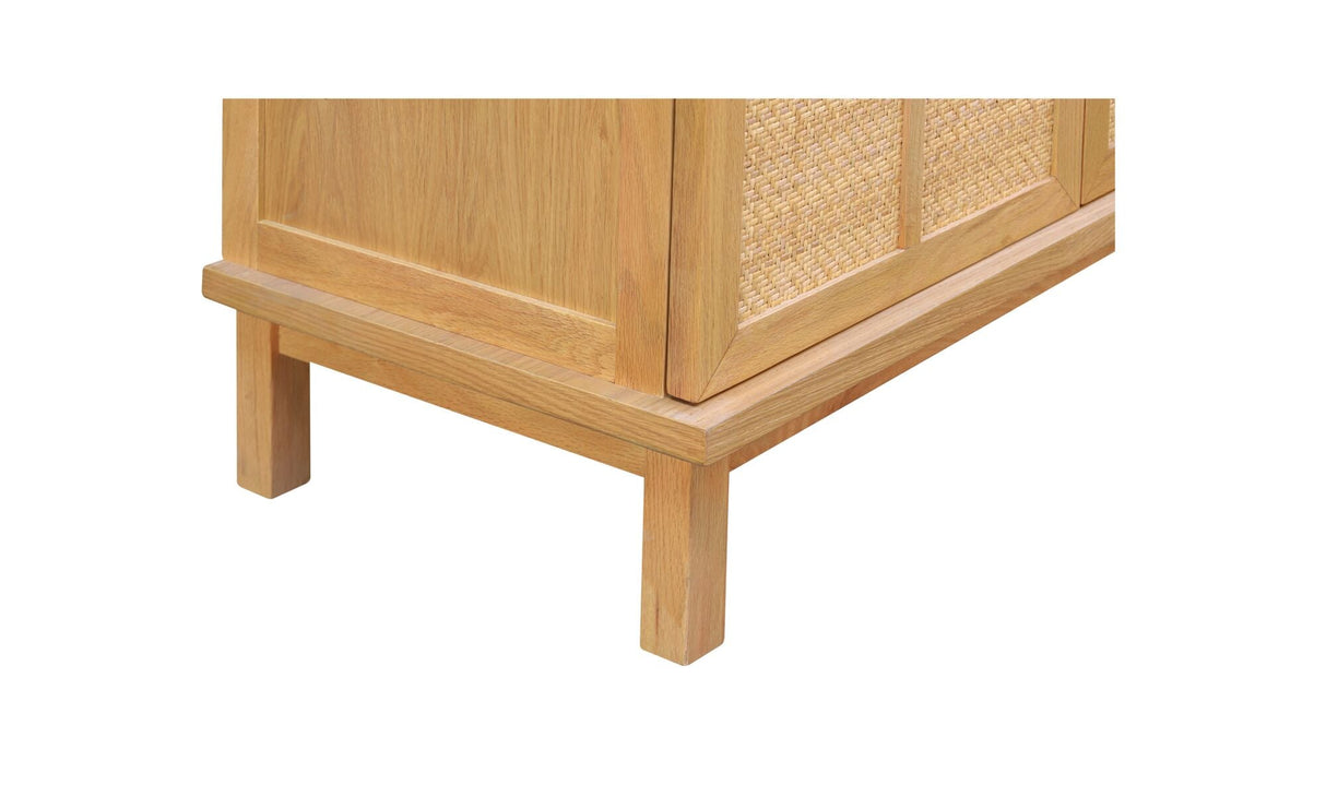 Seymour Tall Cabinet Natural by Moe's Home at Eve Furniture