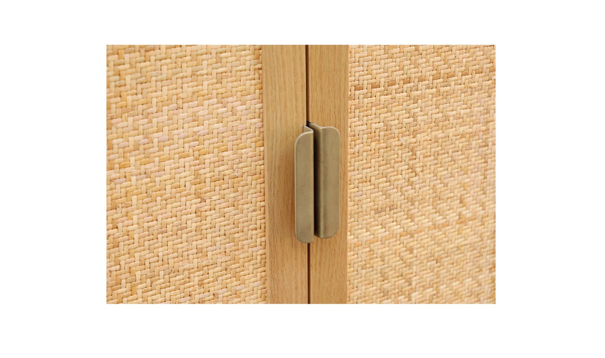 Seymour Tall Cabinet Natural by Moe's Home at Eve Furniture