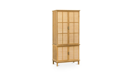 Seymour Tall Cabinet Natural by Moe's Home at Eve Furniture