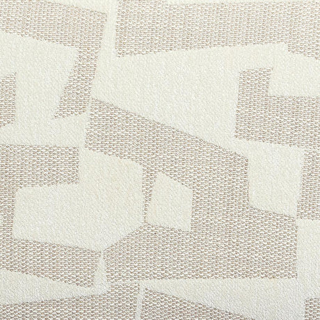 Sezanne Cream Vegan Leather and 2-Tone Jacquard Dining Chair by TOV Furniture at Eve Furniture