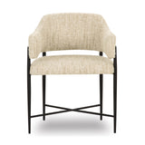 Sezanne Taupe Textured Performance Boucle Dining Chair by TOV Furniture at Eve Furniture