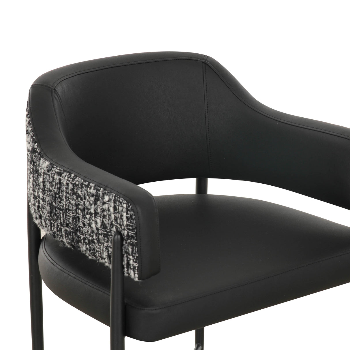 Sezanne Vegan Leather 2-Tone Dining Chair by TOV Furniture at Eve Furniture