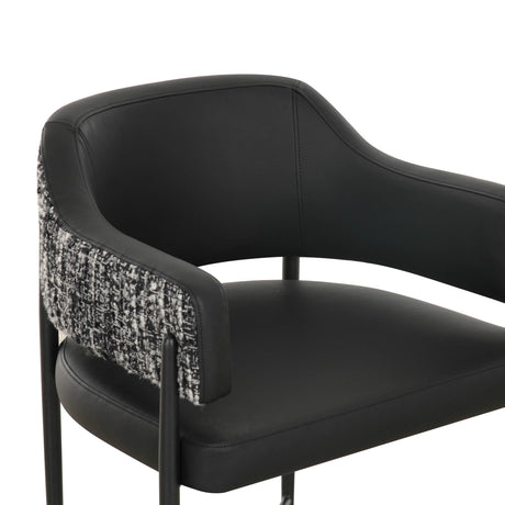 Sezanne Vegan Leather 2-Tone Dining Chair by TOV Furniture at Eve Furniture