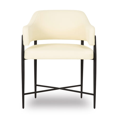 Sezanne Vegan Leather Dining Chair by TOV Furniture at Eve Furniture