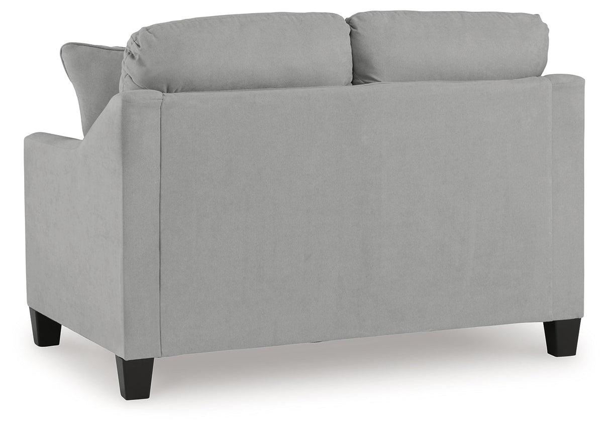 Adlai Shadow Sofa, Loveseat, Chair and Ottoman