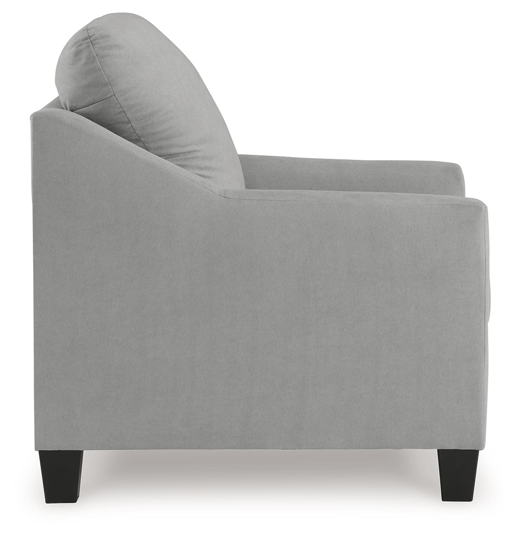 Adlai Shadow Sofa, Loveseat, Chair and Ottoman