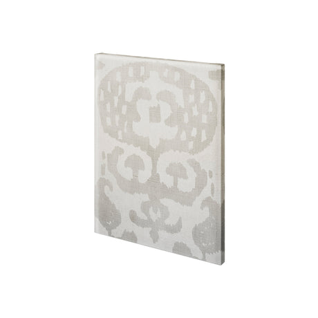Shadow Ikat I by Chariklia Zarris a Hand Embellished Textured Canvas by Mercana at Eve Furniture