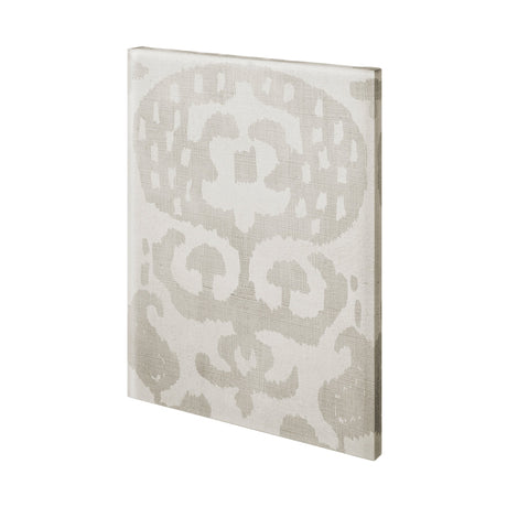 Shadow Ikat I by Chariklia Zarris a Hand Embellished Textured Canvas by Mercana at Eve Furniture