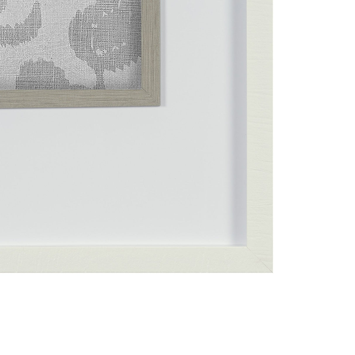 Shadow Ikat I by Chariklia Zarris a Hand Embellished Textured Framed Art Print Matted under Glass by Mercana at Eve Furniture