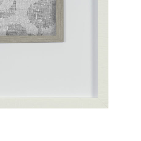 Shadow Ikat I by Chariklia Zarris a Hand Embellished Textured Framed Art Print Matted under Glass by Mercana at Eve Furniture