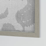 Shadow Ikat I by Chariklia Zarris a Hand Embellished Textured Framed Art Print Matted under Glass by Mercana at Eve Furniture