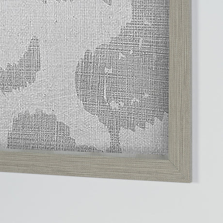 Shadow Ikat I by Chariklia Zarris a Hand Embellished Textured Framed Art Print Matted under Glass by Mercana at Eve Furniture
