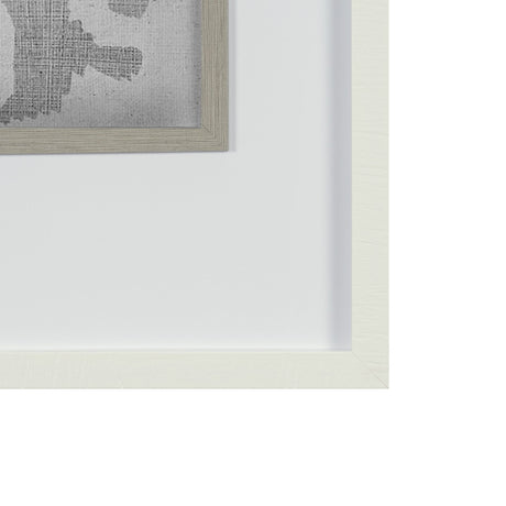 Shadow Ikat II by Chariklia Zarris a Hand Embellished Textured Framed Art Print Matted under Glass by Mercana at Eve Furniture