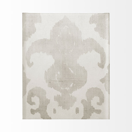 Shadow Ikat II (L) by Chariklia Zarris a Hand Embellished Textured Canvas by Mercana at Eve Furniture