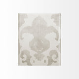 Shadow Ikat II (S) by Chariklia Zarris a Hand Embellished Textured Canvas by Mercana at Eve Furniture