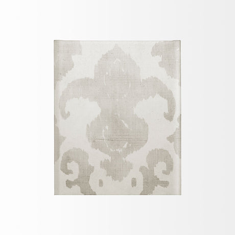 Shadow Ikat II (S) by Chariklia Zarris a Hand Embellished Textured Canvas by Mercana at Eve Furniture