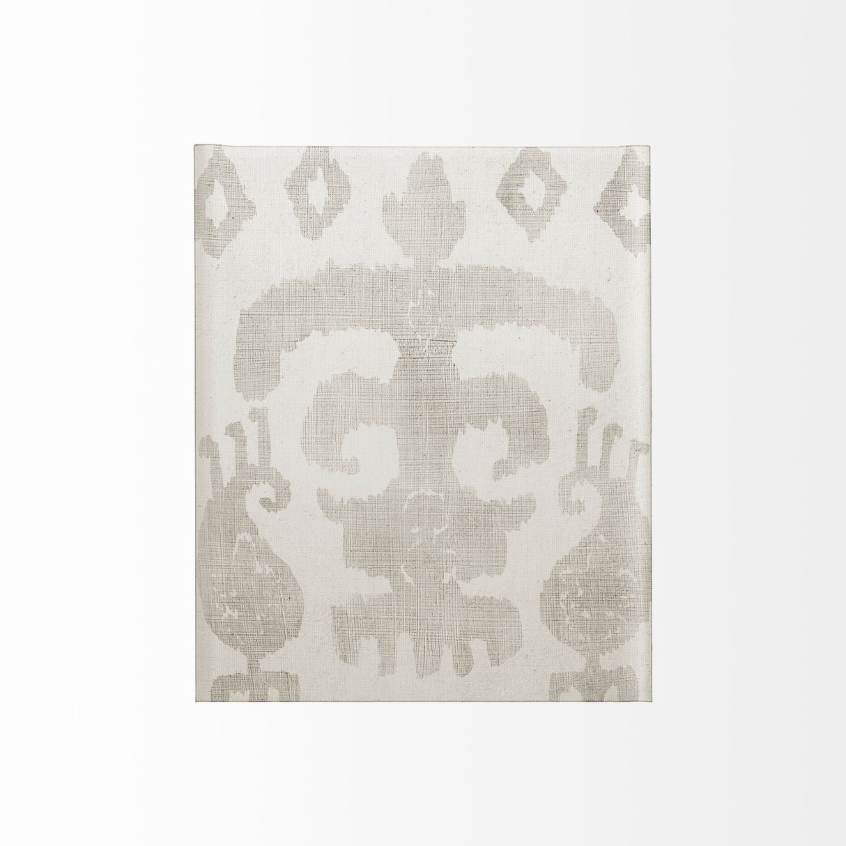 Shadow Ikat III by Chariklia Zarris a Hand Embellished Textured Canvas by Mercana at Eve Furniture