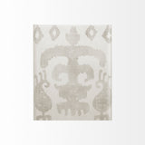 Shadow Ikat III by Chariklia Zarris a Hand Embellished Textured Canvas by Mercana at Eve Furniture