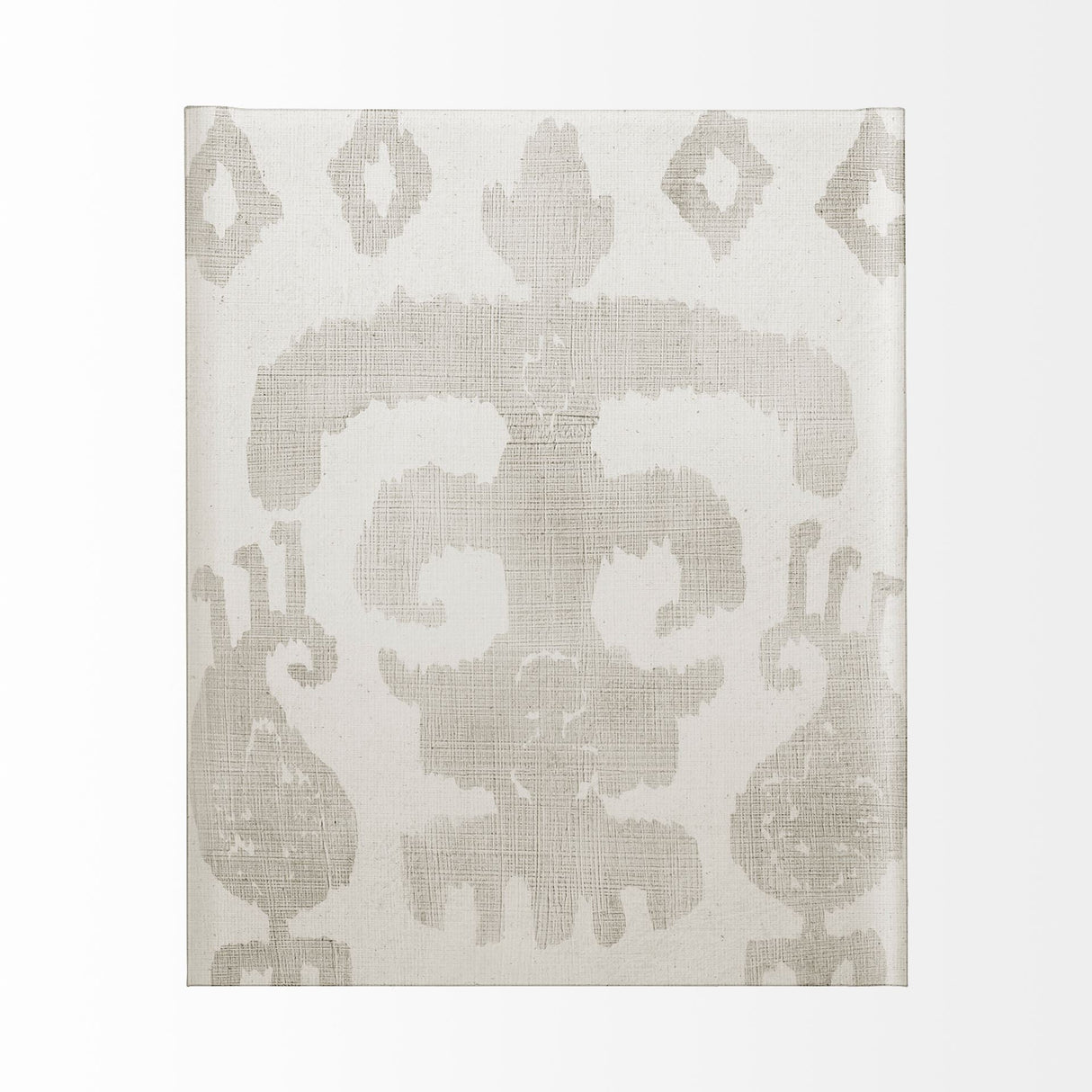 Shadow Ikat III by Chariklia Zarris a Hand Embellished Textured Canvas by Mercana at Eve Furniture