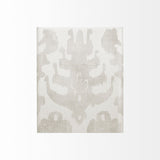 Shadow Ikat IV by Chariklia Zarris a Hand Embellished Textured Canvas by Mercana at Eve Furniture