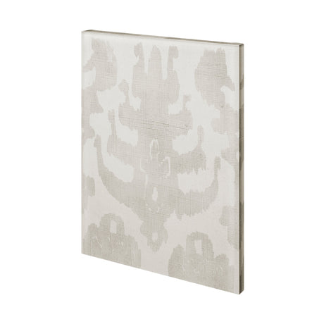 Shadow Ikat IV by Chariklia Zarris a Hand Embellished Textured Canvas by Mercana at Eve Furniture