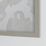 Shadow Ikat IV by Chariklia Zarris a Hand Embellished Textured Framed Art Print Matted under Glass by Mercana at Eve Furniture