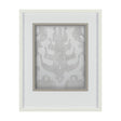 Shadow Ikat IV by Chariklia Zarris a Hand Embellished Textured Framed Art Print Matted under Glass by Mercana at Eve Furniture