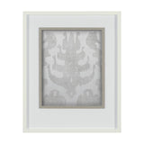Shadow Ikat IV by Chariklia Zarris a Hand Embellished Textured Framed Art Print Matted under Glass by Mercana at Eve Furniture