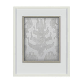 Shadow Ikat IV by Chariklia Zarris a Hand Embellished Textured Framed Art Print Matted under Glass by Mercana at Eve Furniture