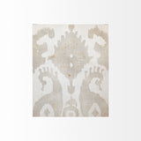 Shadow Ikat V by Chariklia Zarris a Hand Embellished Textured Canvas by Mercana at Eve Furniture