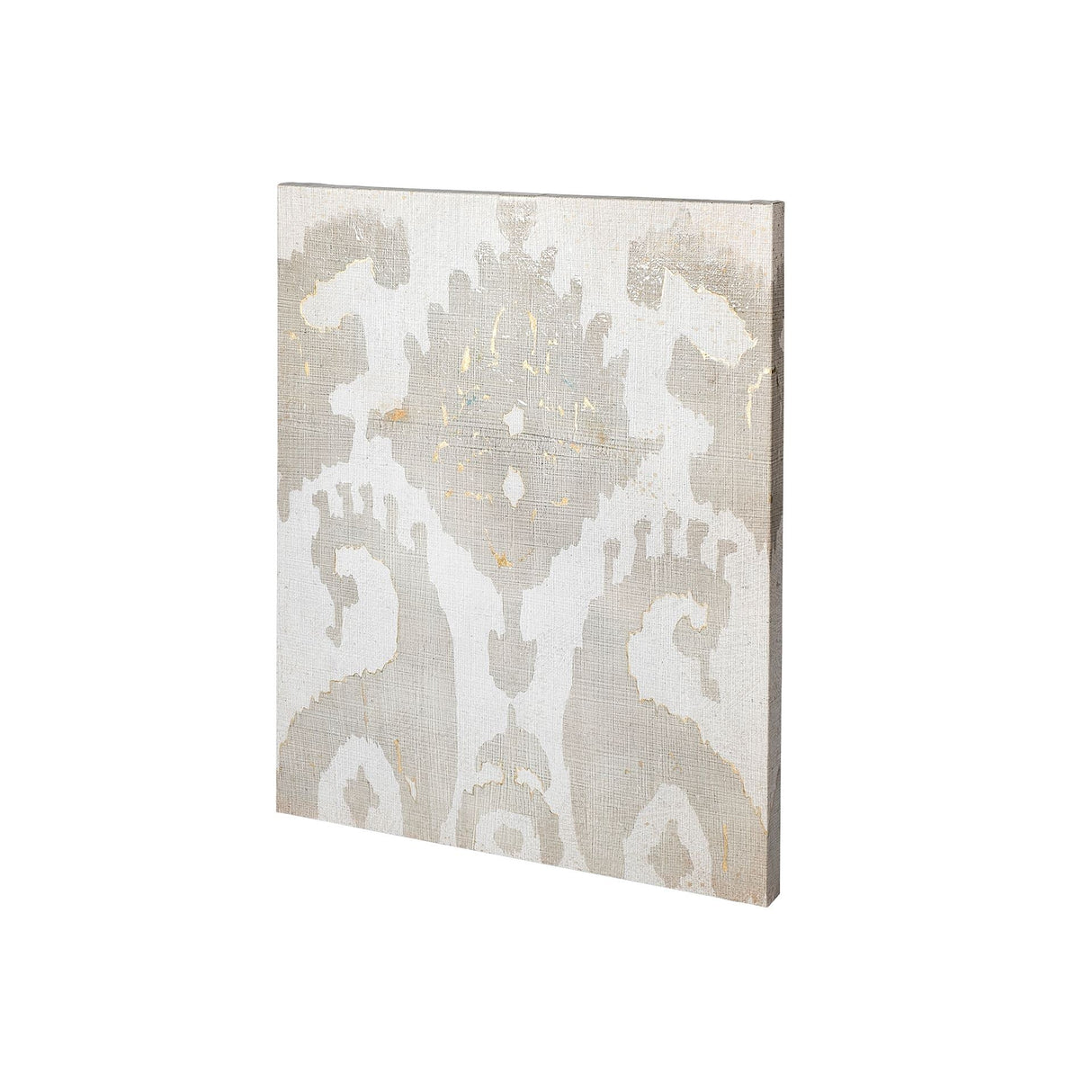 Shadow Ikat V by Chariklia Zarris a Hand Embellished Textured Canvas by Mercana at Eve Furniture