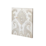 Shadow Ikat V by Chariklia Zarris a Hand Embellished Textured Canvas by Mercana at Eve Furniture