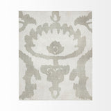 Shadow Ikat VI by Chariklia Zarris a Hand Embellished Textured Canvas by Mercana at Eve Furniture