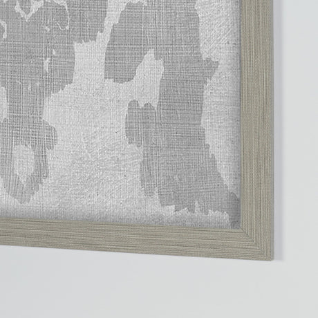 Shadow Ikat VI by Chariklia Zarris a Hand Embellished Textured Framed Art Print Matted under Glass by Mercana at Eve Furniture