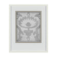 Shadow Ikat VI by Chariklia Zarris a Hand Embellished Textured Framed Art Print Matted under Glass by Mercana at Eve Furniture