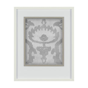 Shadow Ikat VI by Chariklia Zarris a Hand Embellished Textured Framed Art Print Matted under Glass by Mercana at Eve Furniture