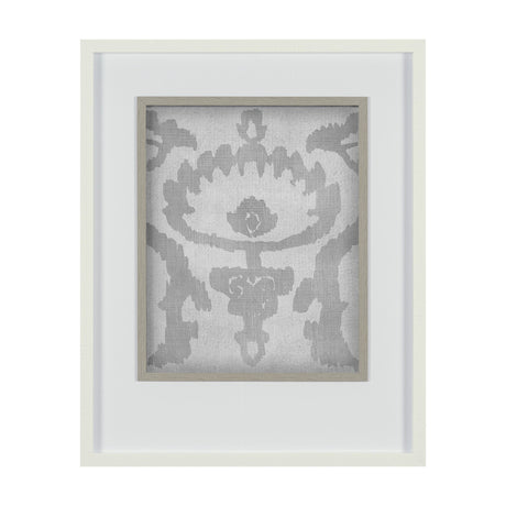 Shadow Ikat VI by Chariklia Zarris a Hand Embellished Textured Framed Art Print Matted under Glass by Mercana at Eve Furniture