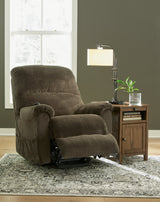 Shadowboxer Chocolate Power Lift Recliner