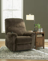 Shadowboxer Chocolate Power Lift Recliner