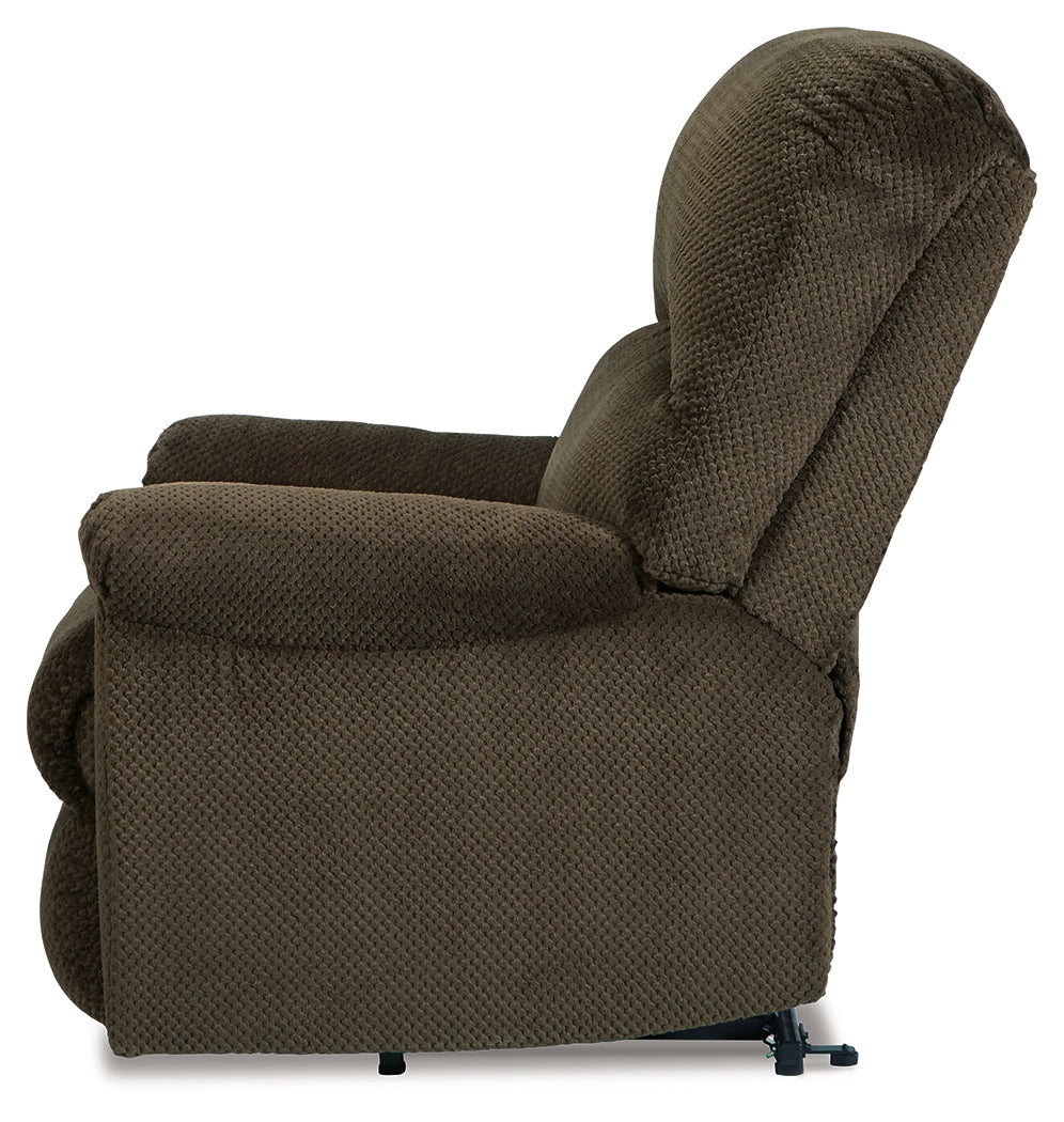 Shadowboxer Chocolate Power Lift Recliner