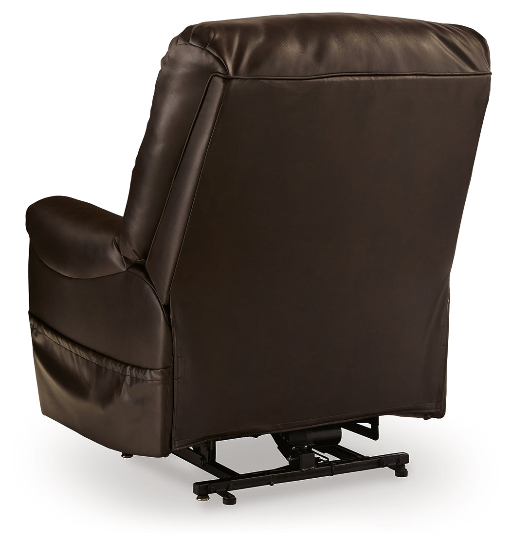 Shadowboxer Chocolate Power Lift Recliner