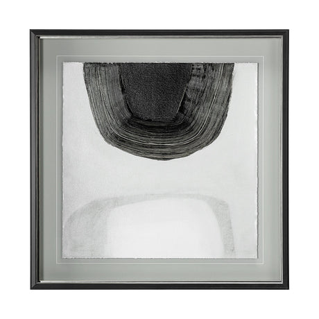 Shadows in the Dark II by Drew Sims a Hand Embellished Textured Framed Art Print Matted under Glass by Mercana at Eve Furniture