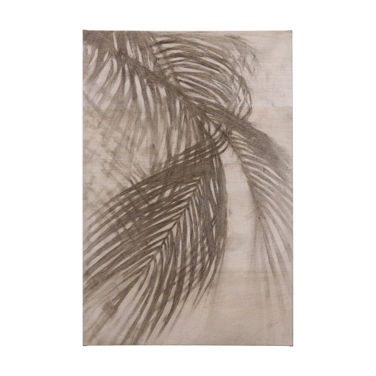 Shadows on wood I by Mercana Studio a Hand Embellished Textured Canvas by Mercana at Eve Furniture