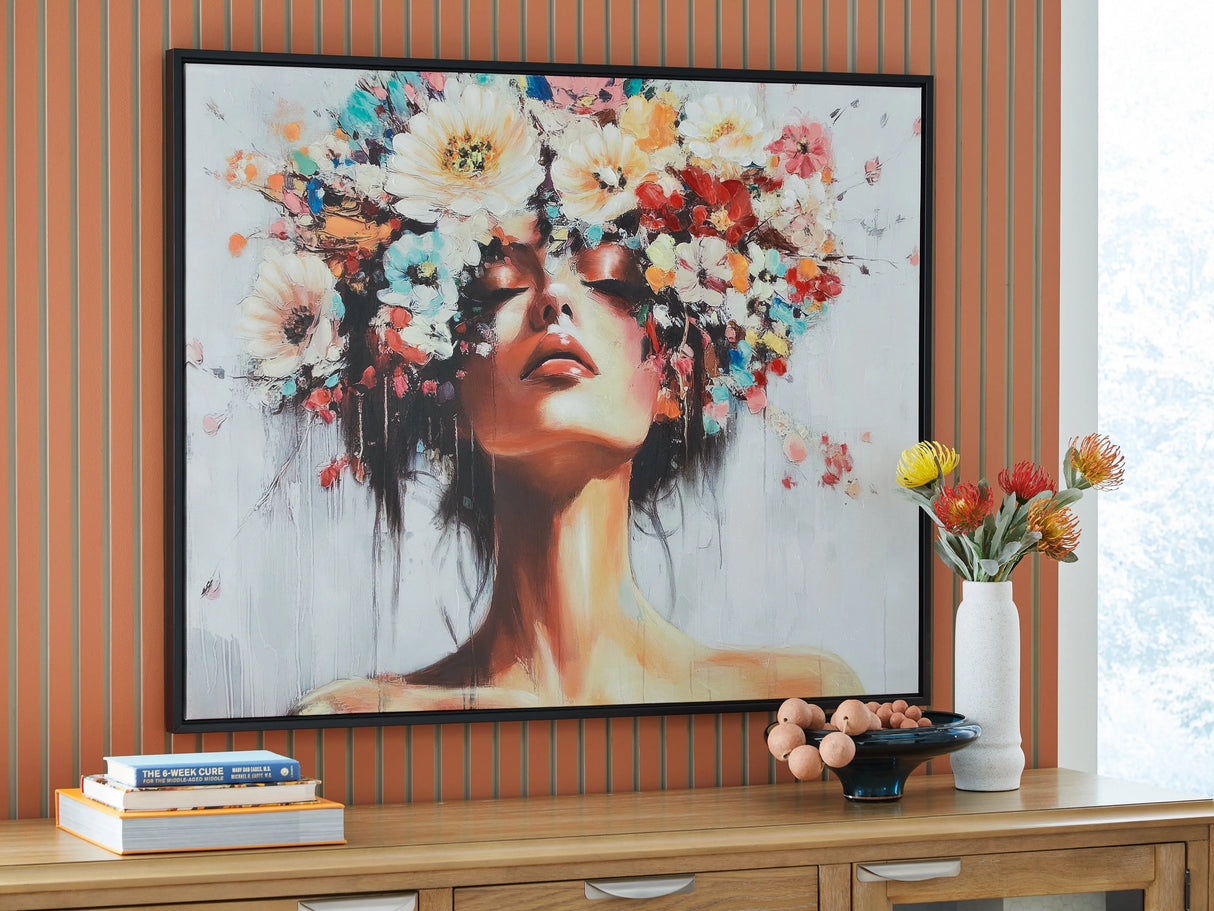 Shadwick Multi Wall Art by Ashley at Eve Furniture