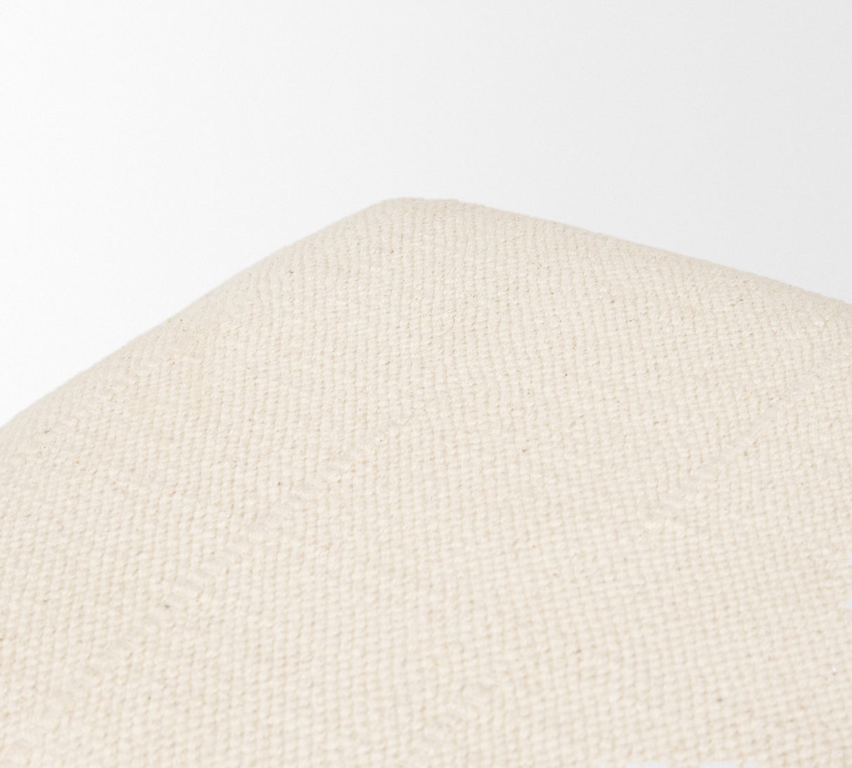 Shae Brown Wood w/ Oatmeal Fabric Bench by Mercana at Eve Furniture