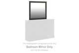 Shaehartin Dark Brown Bedroom Mirror by Ashley at Eve Furniture