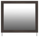 Shaehartin Dark Brown Bedroom Mirror